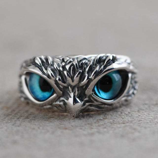 S925 Silver Owl Ring Earring Pendant
