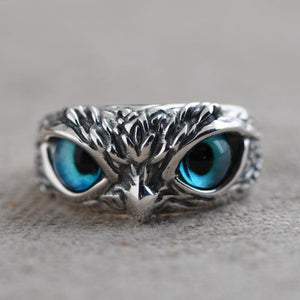 S925 Silver Owl Ring Earring Pendant