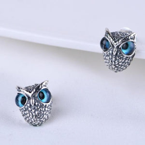S925 Silver Owl Ring Earring Pendant