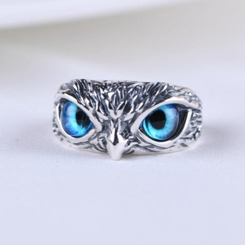 S925 Silver Owl Ring Earring Pendant