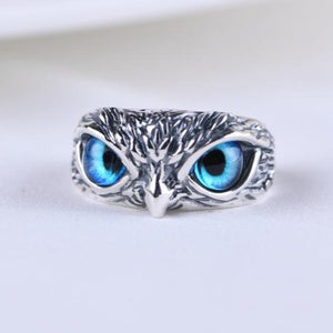 S925 Silver Owl Ring Earring Pendant