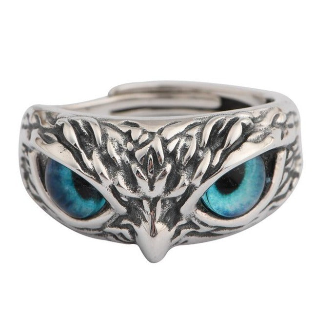 S925 Silver Owl Ring Earring Pendant
