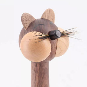 Wooden Cat Mouse