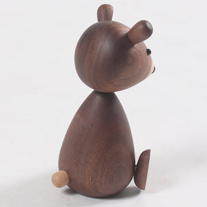 Wooden Brown Bear