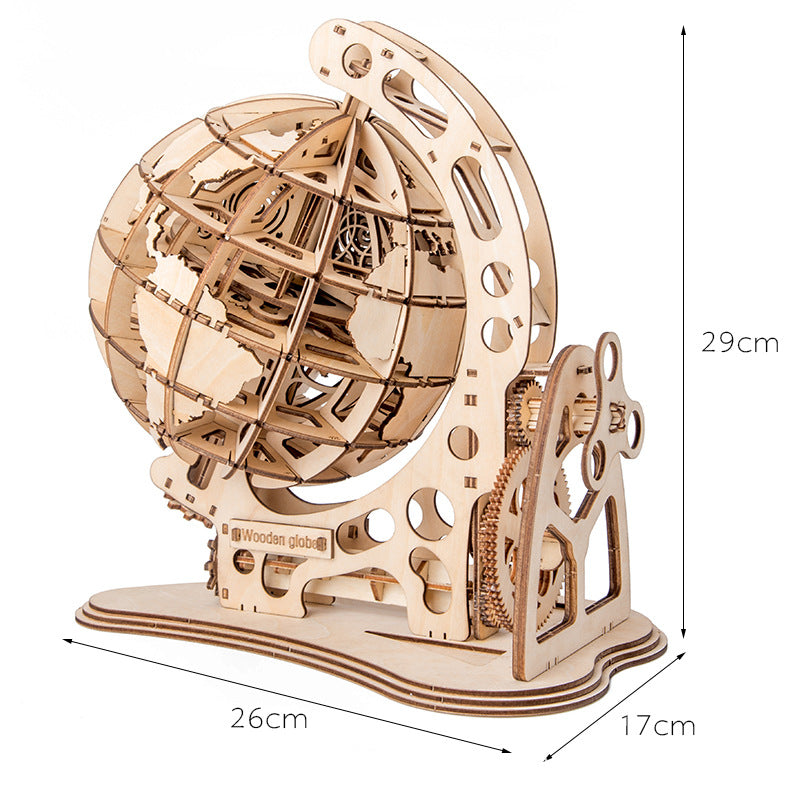 Creative Wood Globe Puzzle