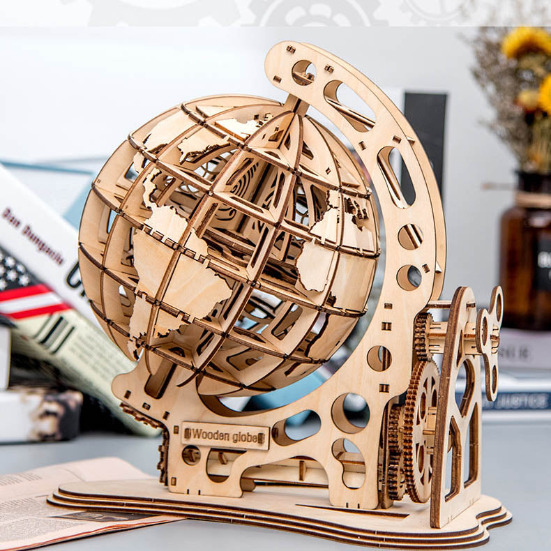 Creative Wood Globe Puzzle