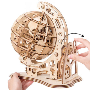 Creative Wood Globe Puzzle