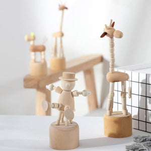 4Pcs Wood Crafts Set