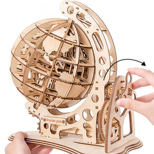 Creative Wood Globe Puzzle